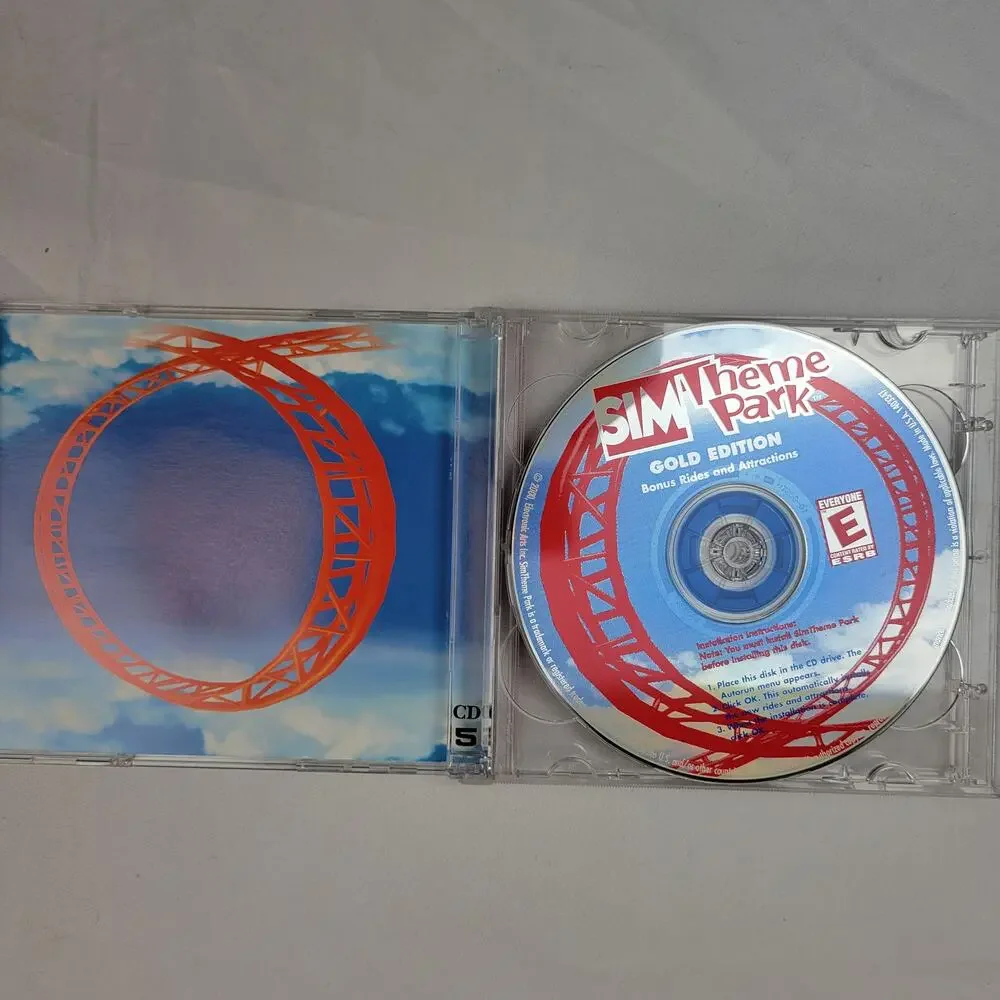 Sim Theme Park Gold Edition PC CD 2 Discs